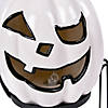 National Tree Company 15 in. Pre-Lit Ghost Pumpkin in Stand Image 2