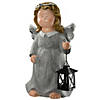 National Tree Company 16" Angel with Wings T-Light Holder Decor Piece Image 1