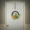 National tree company 16" bunny and rose flowers wreath Image 1