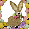 National tree company 16" egg wreath with bunny center Image 2