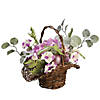 National tree company 16" spring decorated basket Image 1