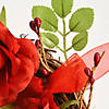 National Tree Company 16" Valentine Heart Rose D&#233;cor Image 3