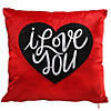 National Tree Company 16" x 16" Valentine Pillow "I LOVE YOU" Image 1