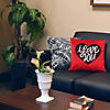 National Tree Company 16" x 16" Valentine Pillow "I LOVE YOU" Image 1