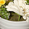 National Tree Company 17" Potted Daisy & Rose Flowers Image 3