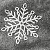 National Tree Company 18" Gray Christmas Stocking with Snowflakes Image 4