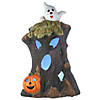 National Tree Company 18 in. Haunted Tree Trunk with LED Light Image 1