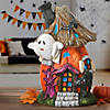 National Tree Company 18 in. Pumpkin Haunted House with LED Light Image 1
