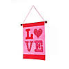 National Tree Company 18" "LOVE" Valentines Banner Image 3