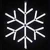 National Tree Company 18" Neon Style Lighted Snowflake Decoration Image 3