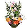 National Tree Company 18" Potted Floral Assortment Image 1