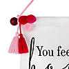National Tree Company 18" "You Feel Like Home To Me" Valentines Banner with Flowers Image 3
