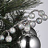 National Tree Company 2 ft. Frosted Silver Pine Tree with Battery Operated LED Lights Image 2