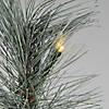 National Tree Company 2 ft. Frosted Silver Pine Tree with Battery Operated LED Lights Image 4