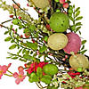 National tree company 20" flowering pink green easter wreath Image 2