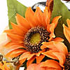 National Tree Company 20 in. Harvest Sunflower Cornucopia Image 1