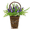 National Tree Company 20" Mixed Fern/Astilbe Hanging Basket Image 1