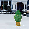 National Tree Company 20" Pre-Lit Green Christmas Light Bulb Decoration Image 1