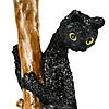 National Tree Company 21 in. Halloween Black Cat Climbing Broom Image 2