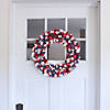 National tree company 21" red, white and blue wreath Image 1