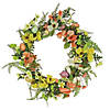 National tree company 22" ferns and flowers easter wreath Image 1