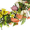 National tree company 22" ferns and flowers easter wreath Image 2