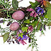 National tree company 22" flowering pink eggs easter wreath Image 2