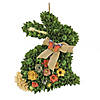 National tree company 22" green floral bunny decoration Image 1