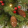 National Tree Company 24" Crestwood&#174; Spruce Wreath with Clear Lights Image 2