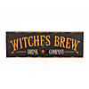 National Tree Company 24 in. Halloween "Witches Brew Wood Wall Sign Image 1