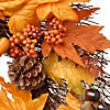 National Tree Company 24 in. Maple Leaf and Pumpkins Wreath Image 2