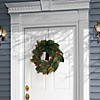 National Tree Company 24" Magnolia Mix Pine Wreath with LED Lights and Bow Image 1