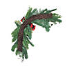 National Tree Company 24" Mixed Pine and Bow Christmas Corner Swags Image 3