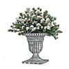 National Tree Company 24" Snowy Sheffield Spruce Porch Bush with Twinkly LED Lights Image 1