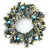 National Tree Company 24" Tinkham Pine Wreath with LED Lights Image 1