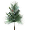 National Tree Company 29" Snowy Pine Decorated Branch Spray Image 3