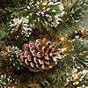 National Tree Company 3 ft. Glittering Pine Pencil Slim Tree with Clear Lights Image 2