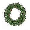 National Tree Company 30" Artificial Cashmere Christmas Wreath with Pinecones and Red Berries Image 1