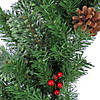 National Tree Company 30" Artificial Cashmere Christmas Wreath with Pinecones and Red Berries Image 2