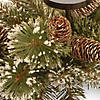 National Tree Company 30" Glittery Bristle&#174; Pine Centerpiece and Candle Holder Image 2