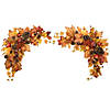 National Tree Company 30 in. Harvest Maple Leaves Corner Swags Image 1