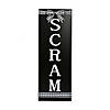 National Tree Company 30 in. "Scram" Metal Porch Sign Image 1