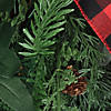 National Tree Company 30" Mixed Pine Christmas Teardrop with Bow Image 2