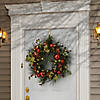 National Tree Company 30" Ornament Wreath with Battery Operated LED Lights Image 1