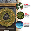 National Tree Company 30" Pre-Lit Artificial Christmas Wreath, Norwood Fir with Twinkly LED Lights, Plug in Image 4