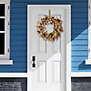 National Tree Company 30" Snowy Bedford Pine Wreath with Battery Operated LED Lights Image 1