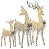 National Tree Company 36", 50" & 60" Glittered Deer Family Assortment Image 4