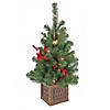National Tree Company, 36" Christmas Vienna Waltz Decorated Table Top Tree in Pot, 35 Warm White LED Lights- Battery Operated with Remote Control Image 1
