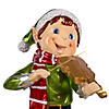 National Tree Company 36" Fiddle Playing Pixie Elf with Multicolor Lights Image 2