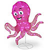 National Tree Company 36" Pink Octopus with 70 Warm White LED Lights-UL-Indoor/Outdoor Image 1
